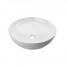 VILAN KLEO Ring keramické umývadlo na dosku - miska priemer 40 x výška 12cm biela, KLEO RING
