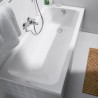 DURAVIT D-CODE akrylátová vaňa 170 x 70 cm biela odpad pri nohách 700098000000000