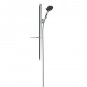 Hansgrohe Rainfinity sprchová sada 130 3jet s tyčou 90cm hadicou a poličkou chróm, 27671000