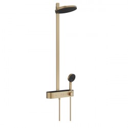 HANSGROHE Pulsify S Showerpipe 260 2jet s termostatom ShowerTablet Select 400 kartáčovaný bronz 24240140