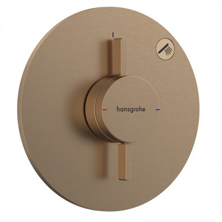 HANSGROHE DuoTurn S batéria sprchová podomietková pre 1 spotrebič kartáčovaný bronz 75618140