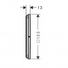 HANSGROHE ShowerSelect Comfort S ventil podomietkový pre 3 spotrebiče matná čierna 15558670