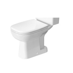 DURAVIT D-CODE misa pre kombi WC, odpad spodný, hlboké splachovanie, biela s HygieneGlaze 21110120002