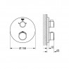 GROHE Grohtherm termostatická sprchová batéria pre 2-spotrebiče, pod omietku, chróm 24076000