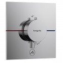 HANSGROHE ShowerSelect Comfort E batéria sprchová podomietková termostatická pre 1 spotrebič kartáčovaný čierny chróm 15575340