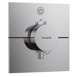 HANSGROHE ShowerSelect Comfort Q batéria sprchová podomietková termostatická pre 1 spotrebič matná čierna 15581670