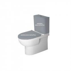 misa WC kombi stojaca Duravit No.1 36,5 x 65 cm Rimless odpad Vario, Hygiene Glaze biela