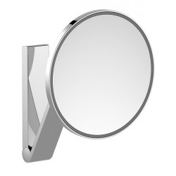 KEUCO iLOOK MOVE zrkadlo kozmetické brúsený čierny chróm kruhové 17612139003