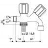 SCHELL Comfort výtokový ventil chróm 035620699