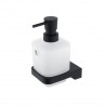 NIMCO MAYA dávkovač mydla nádobka matné sklo 250 ml, pumpička mosadz//čierna MAC 29031CT-90