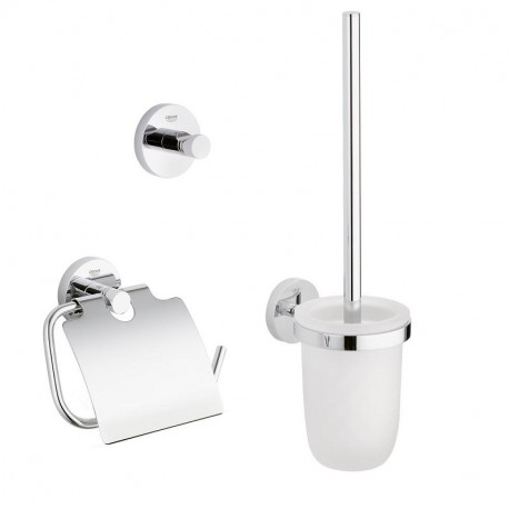 GROHE Essentials sada doplnkov pre toaletu 3v1 chróm 40407001