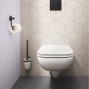 Grohe QuickFix Start - WC kefa nástenná s držiakom, sklo/matná čierna 411852430