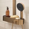 HANSGROHE Pulsify S Showerpipe 260 2jet EcoSmart s termostatom ShowerTablet Select 400, katáčovaný bronz 24241140