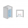 SANSWISS TOP-Line sprchové zalamovacie dvere 100, aluchróm číre sklo AquaPerle, TOPK10005007