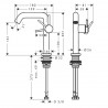 HANSGROHE Tecturis S 150 batéria umývadlová stojanková, EcoSmart+, chróm 73341000