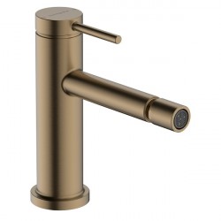 HANSGROHE Tecturis S batéria bidetová stojanková s odtokovou súpravou s tiahlom kartáčovaný bronz 73201140