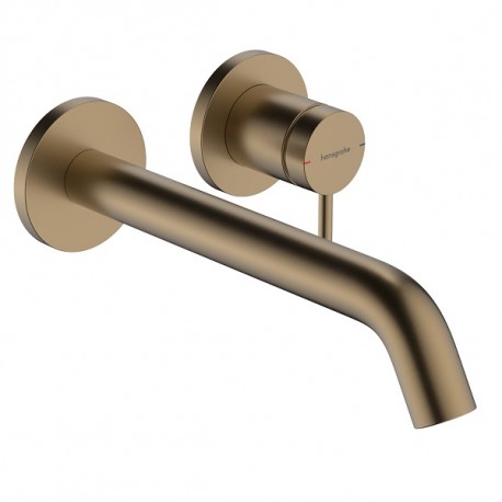 HANSGROHE Tecturis S batéria umývadlová podomietková s výtokom 22,5 cm kartáčovaný bronz 73351140