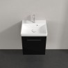 Villeroy & Boch AVENTO skrinka pod umývadlo, 430 x 514 x 352 mm, 1 dvierka, pánty vľavo, Crystal Black, A88700B3