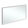 Villeroy & Boch SUBWAY 3.0 zrkadlo obdĺžnikové 140 x 75 cm, s LED osvetlením, rám Bicolor čierny matný/biely matný, A46314BC