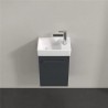 Villeroy & Boch AVENTO skrinka pod umývadlo, 340 x 514 x 202 mm, 1 dvierka, pánty vľavo, Crystal Grey, A87600B1