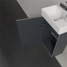 Villeroy & Boch AVENTO skrinka pod umývadlo, 340 x 514 x 202 mm, 1 dvierka, pánty vľavo, Crystal Grey, A87600B1