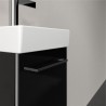 Villeroy & Boch AVENTO skrinka pod umývadlo, 340 x 514 x 202 mm, 1 dvierka, pánty vľavo, Crystal Black, A87601B3