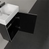 Villeroy & Boch AVENTO skrinka pod umývadlo, 340 x 514 x 202 mm, 1 dvierka, pánty vľavo, Crystal Black, A87601B3
