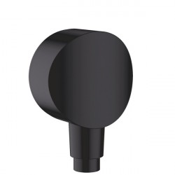 Hansgrohe Fixfit sprchové kolienko S so spätným ventilom, čierna matná, 26453670