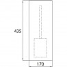 EMCO Asis Module Pure skrinka na zabudovanie 170 x 435 alpská biela 975551305