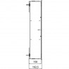 EMCO Asis Module Pure skrinka na zabudovanie 270 x 730 čierna 975551407