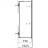 EMCO Asis Module Pure skrinka na zabudovanie 170 x 435 diamant. šedá 975551504