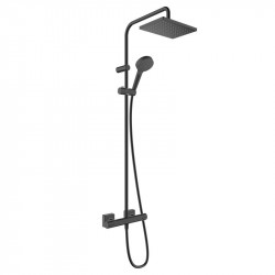 Hansgrohe Vernis Shape sprchový systém Showerpipe 230 1jet EcoSmart s termostatom matná čierna 26097670