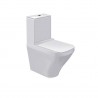 DURAVIT Dura Style misa WC kombi stojaca 37 x 63 cm biela, hlboké splachovanie, variabilný odpad, biela 2155090000