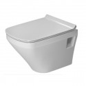 DURAVIT Dura Style závesná WC misa Rimless so sedátkom SoftClose 37 x 48 cm biela 45710900A1