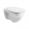 DURAVIT D-Code závesná WC misa, ploché splachovanie, biela 22100900002