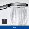 DURAVIT ručná sprcha 1jet MinusFlow, priemer 110 mm, biela/chróm, UV0652013010