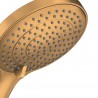DURAVIT ručná sprcha 3jet MinusFlow, priemer 110 mm, kartáč. bronz, UV0652016004