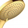 DURAVIT ručná sprcha 3jet MinusFlow, priemer 110 mm, vzhľad lešteného zlata, UV0652016034