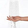 DURAVIT ručná sprcha 3jet Click, MinusFlow, priemer 120 mm, kartáč. nerez, UV0652017070