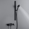 DURAVIT ručná sprcha 3jet Click, MinusFlow, priemer 120 mm, čierna matná, UV0650017046