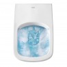 DURAVIT Happy D.2 - závesné WC na bidetovú dosku SensoWash, Rimless, s WonderGliss, biela 25505900001