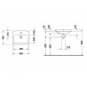 DURAVIT Dura Style umývadlo zápustné 56 x 45,5 cm 03745600001