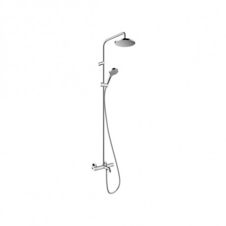 Hansgrohe Vernis Blend sprchový systém Showerpipe 200 1jet EcoSmart s vaňovým termostatom chróm 26274000