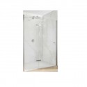 HÜPPE MyFlexAP sprchové dvere 100cm na vaničku,strieborná pololesklá, číre sklo AP0104069322