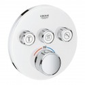 Grohe Grohtherm SmartControl termostatická batéria pod omietku, pre 3 spotrebiče, mesačná biela, 29904LS0