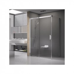 RAVAK Set 2v1 dvere sprch posuv MATRIX MSDPS-120/80 L + bočná stena biela + Transparent 0WLG4100Z1RT01 - ROZBALENÝ TOVAR