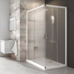 RAVAK Blix sprchové dvere 80 pre rohový vstup (1z2), biela+grape 1XV40100ZG