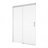 SANSWISS CADURA dvere sprchové 120 1-dielne posuvné s pevnou stenou vľavo aluchróm číre sklo CAS2G1205007