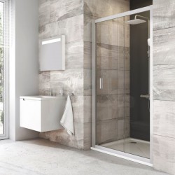 RAVAK Blix sprchové dvere 100cm 2-dielne posuvné, 97-101cm, bright alu+Transparent 0PVA0C00Z1