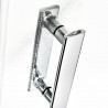 Ravak SmartLine sprchovací kút SMSKK4-90, 90x90x190cm, 2-krídlové dvere, chróm/číre sklo 3S277A00Y1